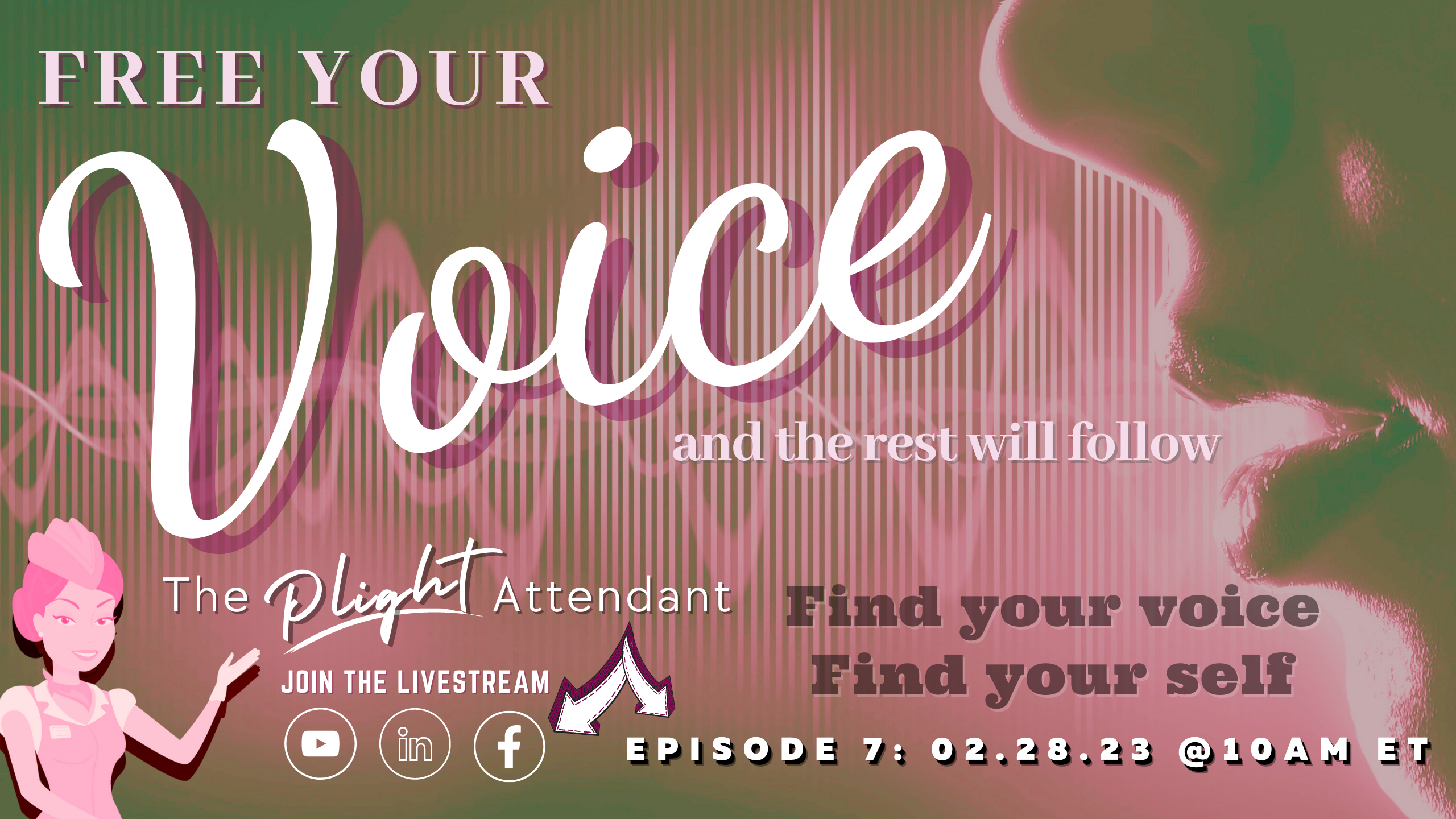 Finding and freeing your true, authentic voice - Episode 7 of The Plight Attendant show